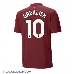 Manchester City Jack Grealish #10 Terza Maglia 2024-25 Manica Corta